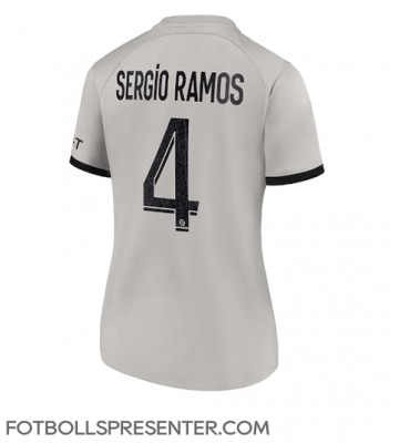 Paris Saint-Germain Sergio Ramos #4 Borta Matchtröja Dam 2022-23 Kortärmad